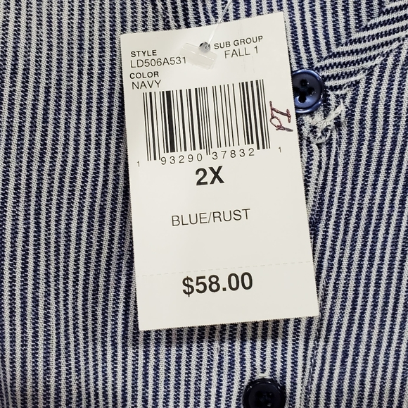 🆕️ DYLAN RYAN Tie Front Blouse - Picture 6 of 11